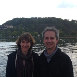 
                                mit Muriel Schweizer, Bielersee, April 2014                                